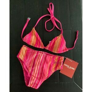 NEW Guess Bikini Size 2T NWT pink (T17) 0106